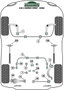 Powerflex Trasero Diferencial Delantero Montaje Silentblock PFR5-325