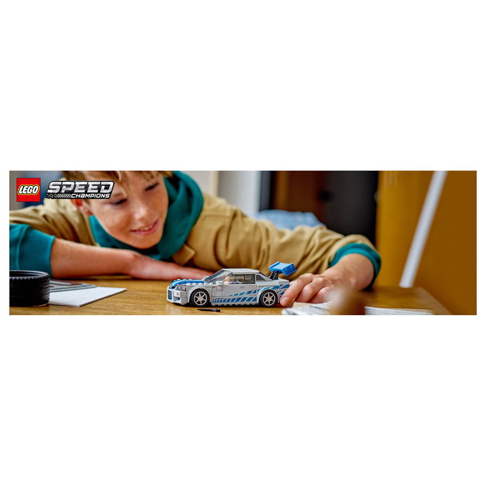 LEGO Speed Champions Nissan Skyline GT-R (R34) 2 Fast 2 Furious 76917, Juego de construcción 319 piezas
