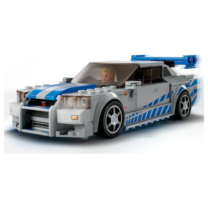 LEGO Speed Champions Nissan Skyline GT-R (R34) 2 Fast 2 Furious 76917, Juego de construcción 319 piezas