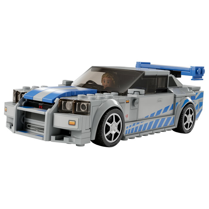 LEGO Speed Champions Nissan Skyline GT-R (R34) 2 Fast 2 Furious 76917, Juego de construcción 319 piezas