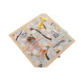 DKD Home Decor Juego de Mesa Set 7 Madera Multicolor 26x13x3,3 cm