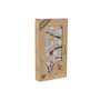 DKD Home Decor Juego de Mesa Set 7 Madera Multicolor 26x13x3,3 cm