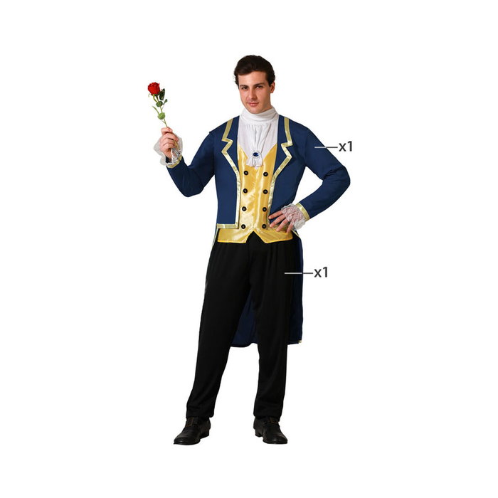Disfraz Príncipe Traje Azul Hombre Adulto XS-S Disfraz Príncipe Traje Azul Hombre Adulto XS-S