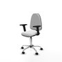 PIQUERAS Y CRESPO Silla de oficina Aýna blanca con brazos 2D