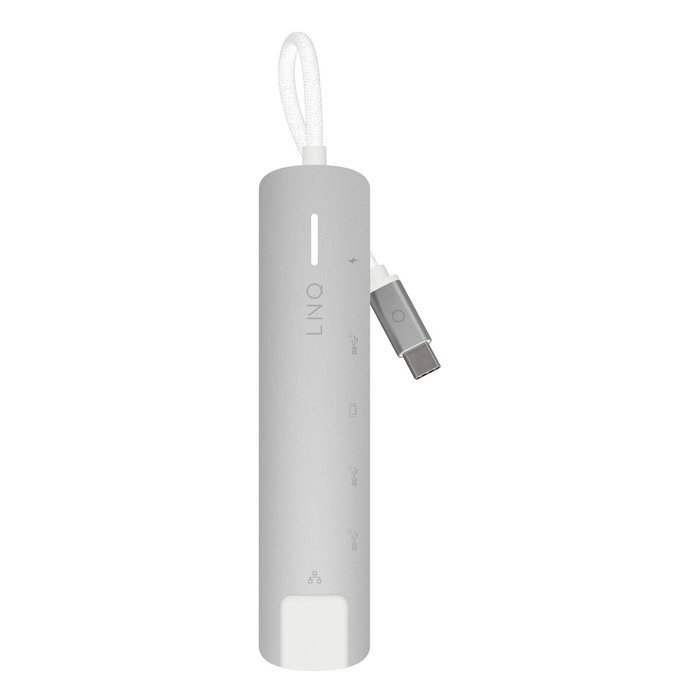 Hub USB Linq Byelements LQ49061 Blanco Gris