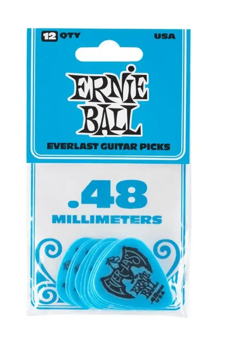 ERNIEBALL Bolsa de Púas Everlast Azul 0,48 mm - 12 unidades ERNIEBALL Bolsa de Púas Everlast Azul 0,48 mm - 12 unidades