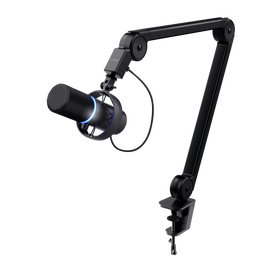 Trust Gaming GXT 255+ Onyx Micrófono profesional con brazo USB 2.0