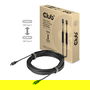 Club 3D Cable USB 3.2 Tipo C Activo 5 Metros (5m) Acero Inoxidable St/St para Carga y Datos Rápida