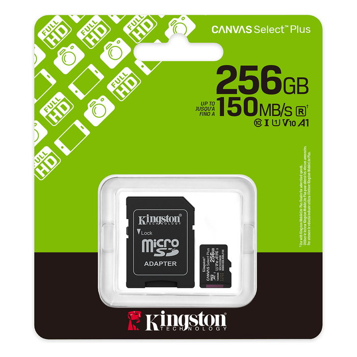 Kingston MicroSDXC Canvas Select Plus 256 GB