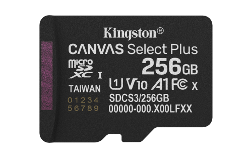 Kingston MicroSDXC Canvas Select Plus 256 GB