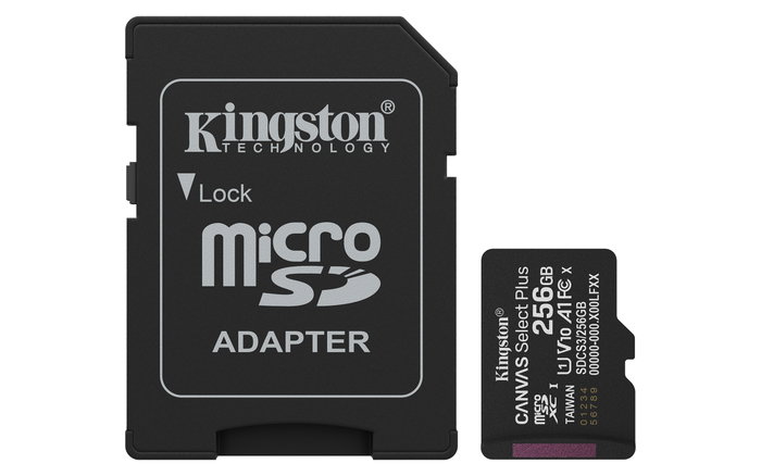 Kingston MicroSDXC Canvas Select Plus 256 GB