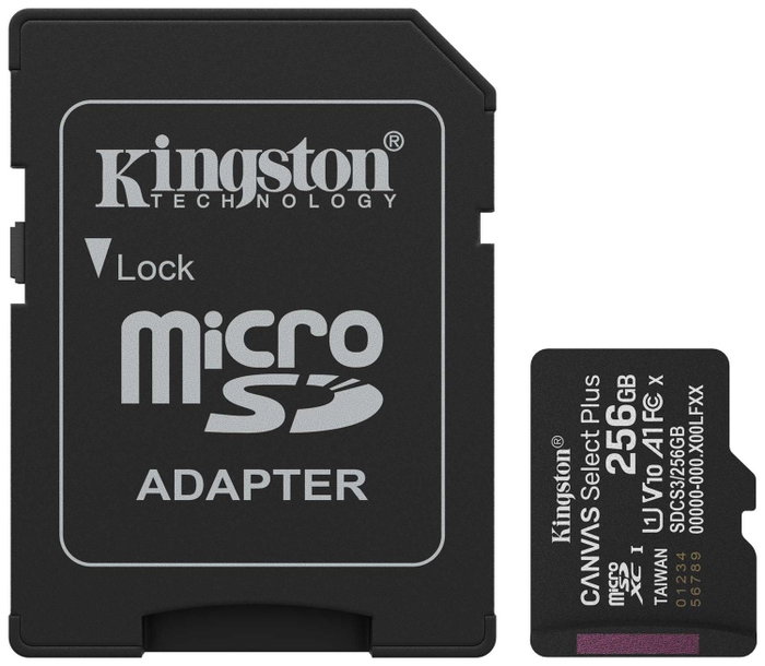 Kingston MicroSDXC Canvas Select Plus 256 GB