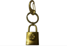 Guess Llavero de metal RW7423 Oro antiguo