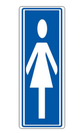 Archivo 2000 Señal "Damas" 6177-02 GS PVC Gris 175x65 mm