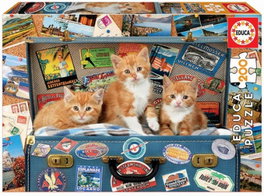 EDUCA BORRAS Gatitos Viajeros Puzzle 200 piezas