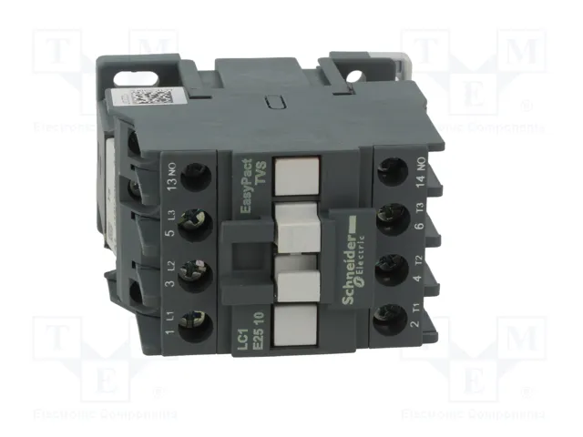 SCHNEIDER ELECTRIC LC1E2510F5 Contactor Easy TeSys 3-polar 25A 110VAC