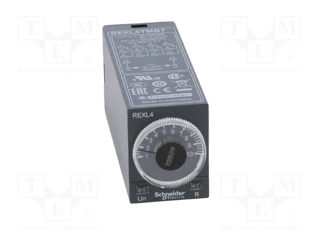 SCHNEIDER ELECTRIC Zelio Time REXL4TMB7 Relé de tiempo 24VAC 4PDT