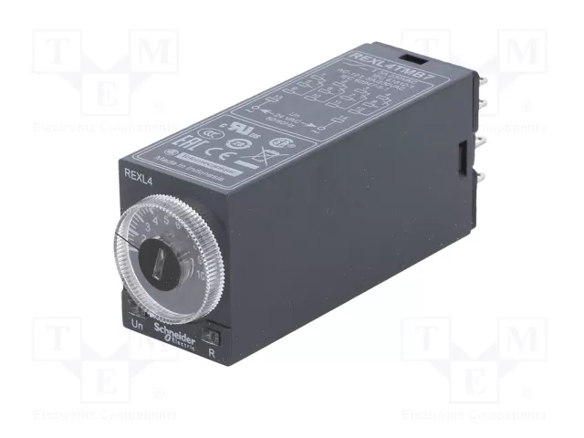 SCHNEIDER ELECTRIC Zelio Time REXL4TMB7 Relé de tiempo 24VAC 4PDT