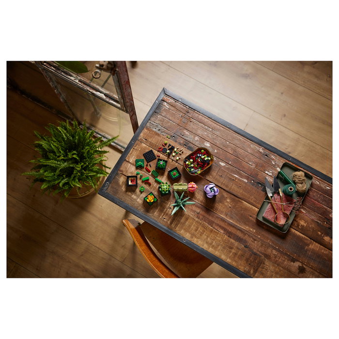 LEGO Icons 10309 Creator Expert Sukkulenten - Juego de Construcción Botanicals Suculentas, 771 Piezas, Multicolor, Apto desde 18 Años