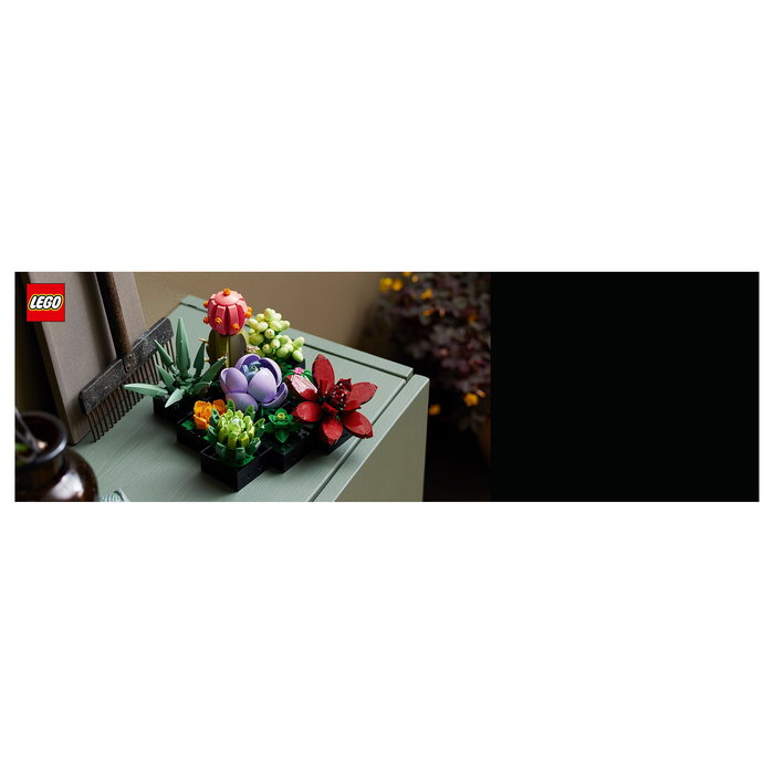 LEGO Icons 10309 Creator Expert Sukkulenten - Juego de Construcción Botanicals Suculentas, 771 Piezas, Multicolor, Apto desde 18 Años