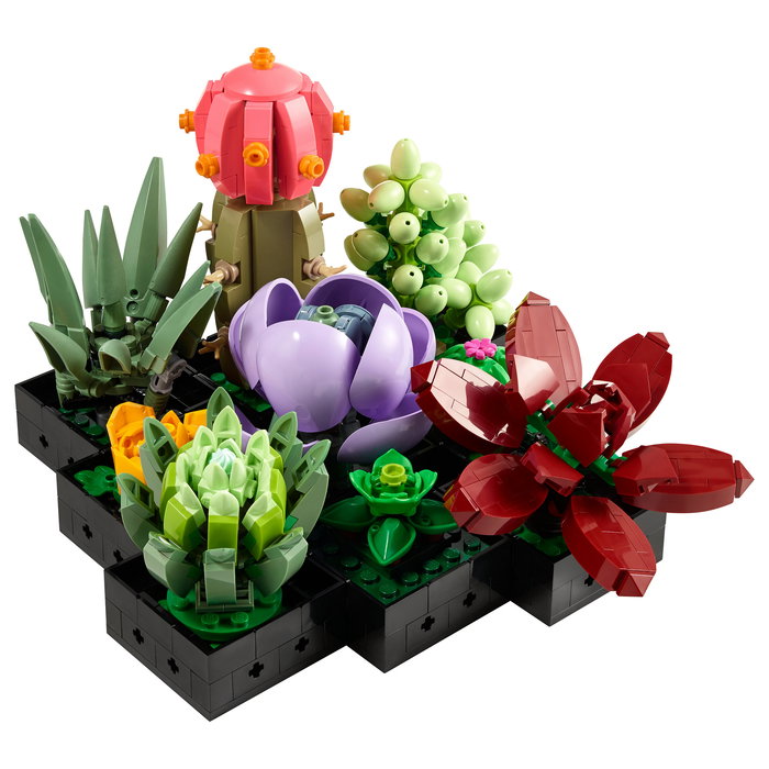 LEGO Icons 10309 Creator Expert Sukkulenten - Juego de Construcción Botanicals Suculentas, 771 Piezas, Multicolor, Apto desde 18 Años