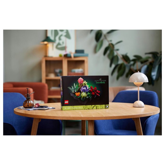 LEGO Icons 10309 Creator Expert Sukkulenten - Juego de Construcción Botanicals Suculentas, 771 Piezas, Multicolor, Apto desde 18 Años