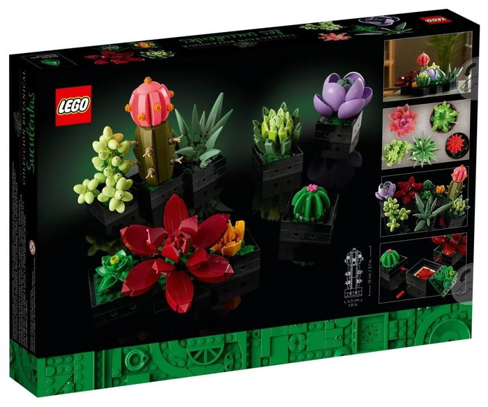 LEGO Icons 10309 Creator Expert Suculentas LEGO Icons 10309 Creator Expert Suculentas