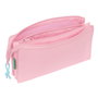 Safta Portatodo Escolar Benetton Basics Triple Rosa Pastel