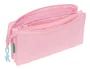 Safta Estuche Portatodo Triple Cremallera Colección Benetton Basic - Dimensiones 120x220x30 mm