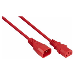 Kabelmeister Cable de extensión C14 a C13 rojo 3m