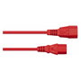 Kabelmeister Cable de extensión C14 a C13 rojo 3m