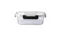 DKD Home Decor Recipiente de Borosilicato y PP 1L