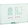 Faibo Pizarra Blanca Magnética de Acero Lacado 60x90 cm
