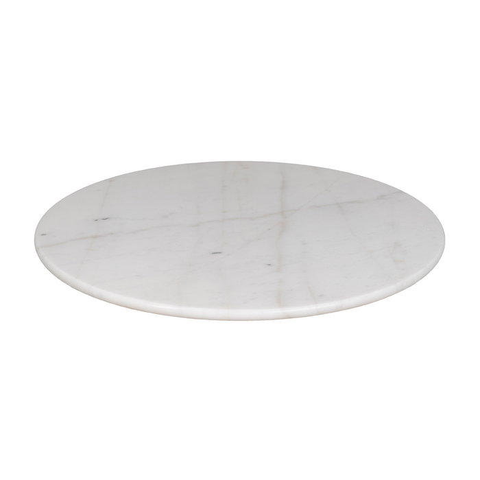 Tablero Mesa Redondo Blanco Mármol Salón 70 X 70 X 1,80 cm