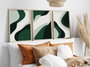 Wallity Cuadro Decorativo Enmarcado en MDF y Madera Maciza 50 x 70 cm (3 Piezas)