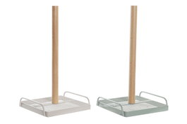 DKD Home Decor Portarrollos Metal y Pino 16x15x29,5 Surtido de 2