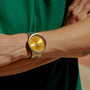 Reloj Hombre Swatch SB07S103G Amarillo Plateado (Ø 47 mm)