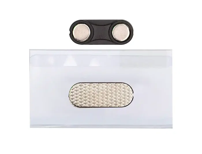 Q-connect Identificador KF14137 con Clip Magnético, Apertura Superior, 40x75 mm