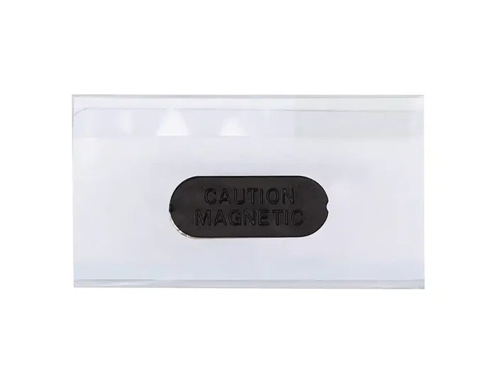 Q-connect Identificador KF14137 con Clip Magnético, Apertura Superior, 40x75 mm