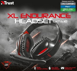 Trust XL Endurance GXT 330 Black (PS4/PC/ONE)