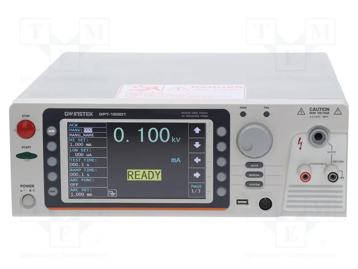 GW INSTEK Probador de Seguridad GPT-12002 (0,05÷5kVAC, 0,05÷6kVDC)