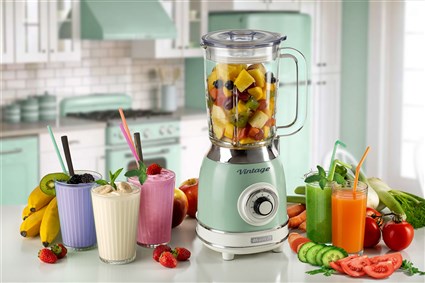 Ariete 583/04 Batidora de Vaso Vintage con Vaso de Vidrio, 4 Velocidades, Color Verde Ariete 583/04 Batidora de Vaso Vintage con Vaso de Vidrio, 4 Velocidades, Color Verde