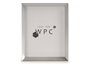 Giftdecor Portafoto Plástico Plata 20x25 cm con Vidrio y Gancho para Colgar (Set de 24)