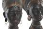 DKD Home Decor Figuras de Resina Africana Surtido de 2 Piezas