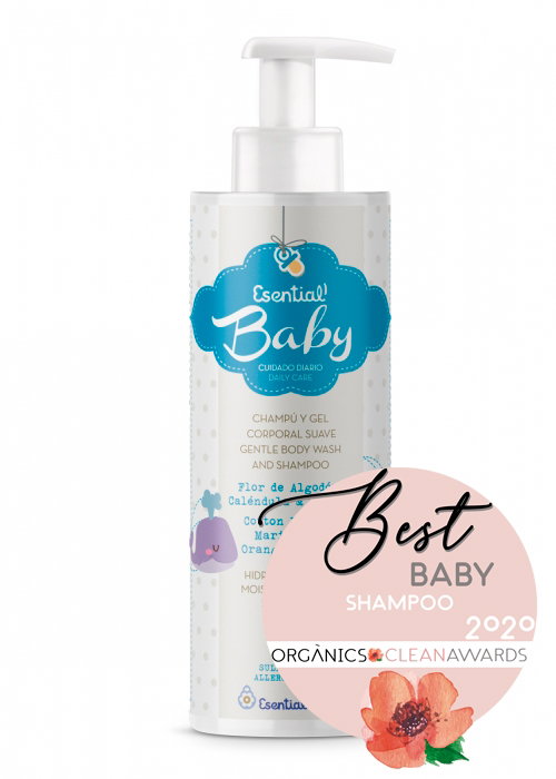 ESENTIAL AROMS Champú y Gel Corporal Suave Bebé 300ml ESENTIAL AROMS Champú y Gel Corporal Suave Bebé 300ml
