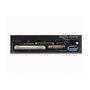 DeLOCK Lector de tarjetas SuperSpeed USB 3.5 pulg. 6 ranuras + USB Tipo-A Negro, Gris
