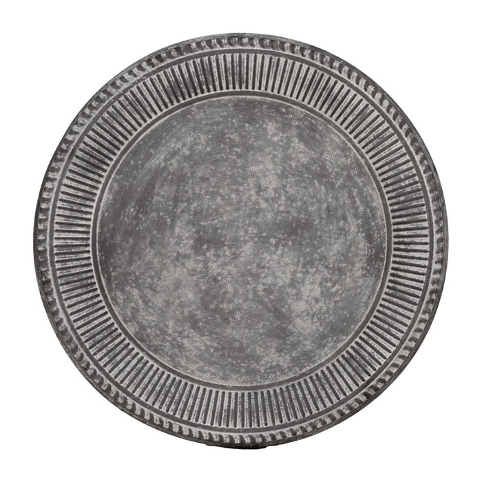 Mesita Gris Metal 45,50 X 45,50 X 73,50 cm