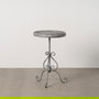 Mesita Gris Metal 45,50 X 45,50 X 73,50 cm