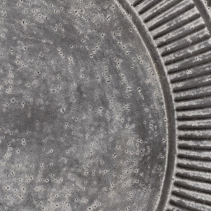 Mesita Gris Metal 45,50 X 45,50 X 73,50 cm