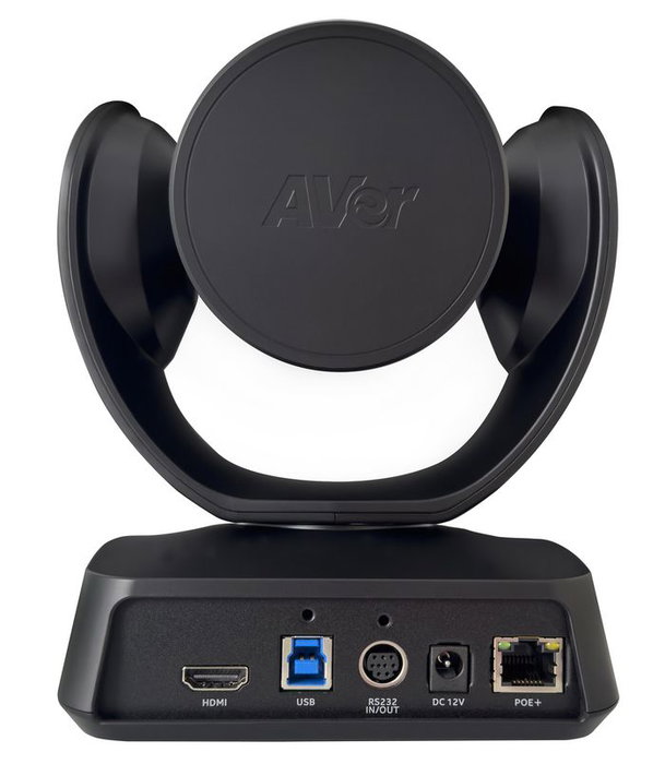 AVer CAM520PRO3 Cámara PTZ USB para Conferencias, Zoom Óptico 12x, Zoom Total 36x, FullHD+, USB, HDMI, IP, PoE+
